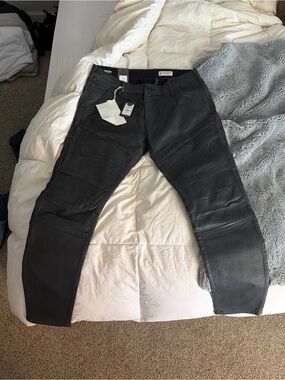 Men’s Dark Blue Waxed Jeans G-Star RAW 36x32